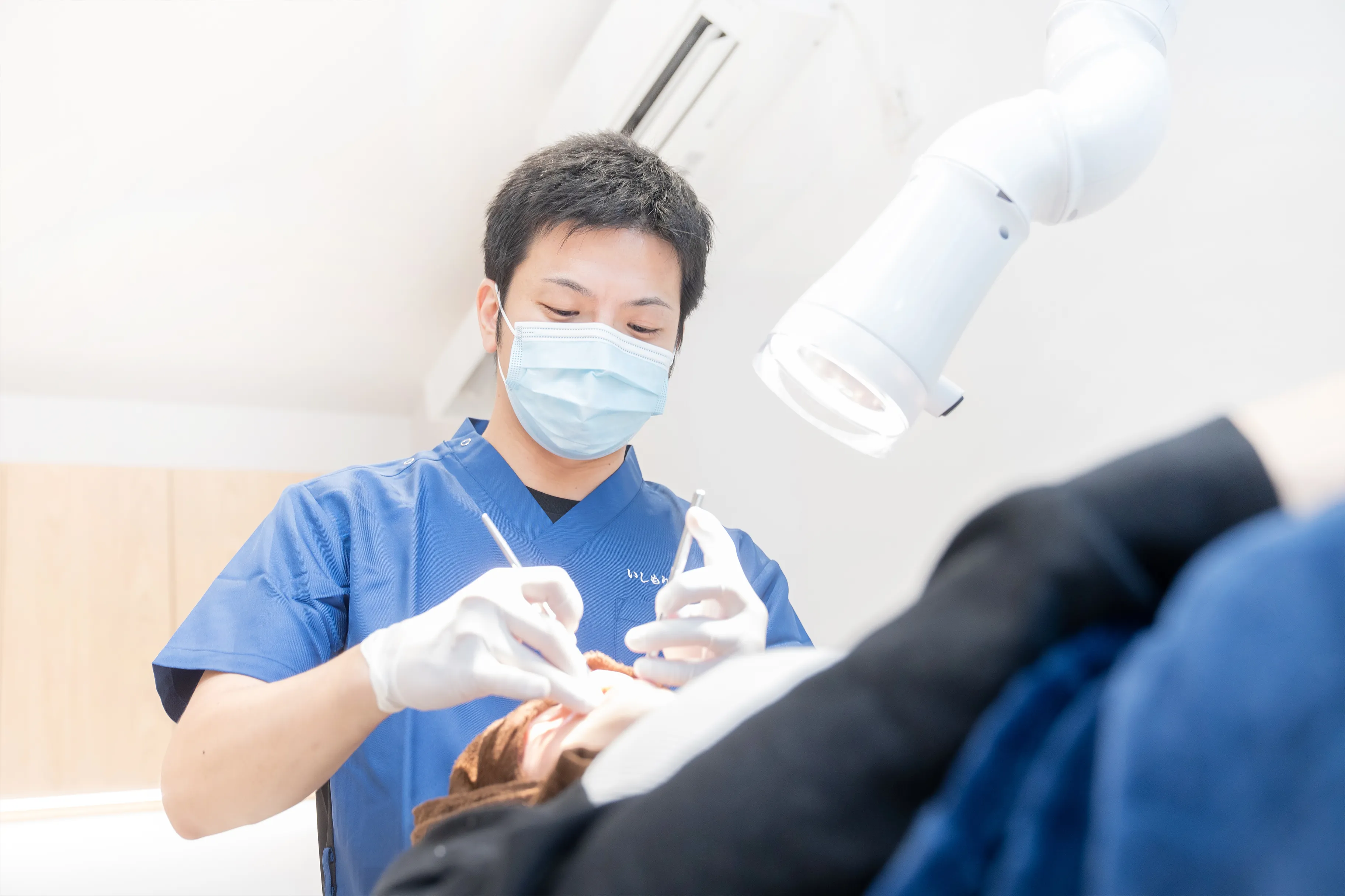 いしもり歯科医院の診療風景
